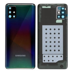 Samsung Galaxy A51 A515F - Carcasă Baterie (Prism Crush Black) - GH82-21653B Genuine Service Pack