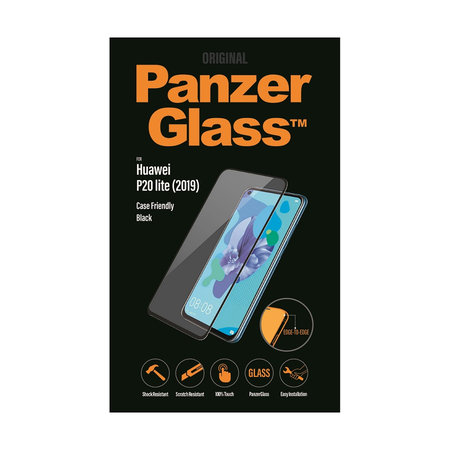 PanzerGlass - Geam Securizat Case Friendly pentru Huawei P20 Lite 2019, black
