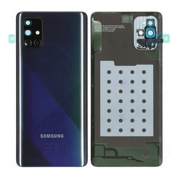 Samsung Galaxy A71 A715F - Carcasă Baterie (Prism Crush Black) - GH82-22112A Genuine Service Pack