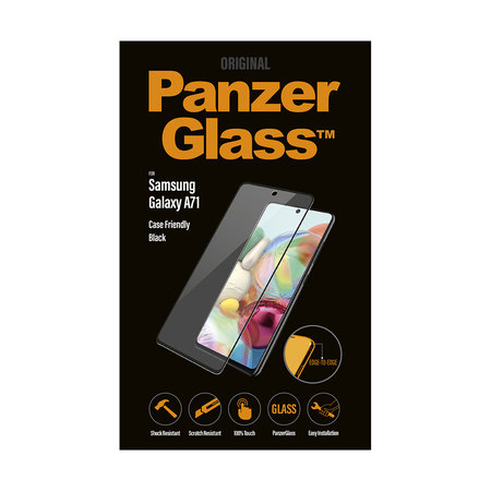 PanzerGlass - Geam Securizat Case Friendly pentru Samsung Galaxy A71, negru