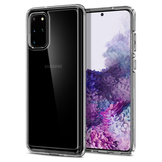 Spigen - Husă Ultra Hybrid pentru Samsung Galaxy S20 Plus, transparentă