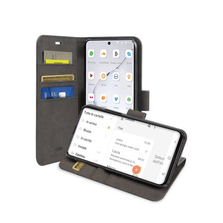 SBS - Husă Book Wallet pentru Samsung Galaxy Note 10 Lite/A81, neagră