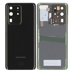 Samsung Galaxy S20 Ultra G988F - Carcasă Baterie (Cosmic Black) - GH82-22217A Genuine Service Pack