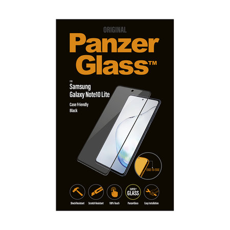 PanzerGlass - Geam Securizat Case Friendly pentru Samsung Galaxy Note 10 Lite, black