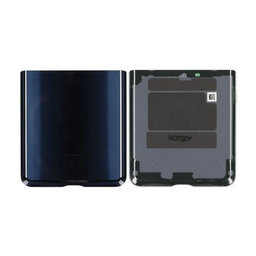 Samsung Galaxy Z Flip F700N - Carcasă Baterie Inferior (Mirror Black) - GH82-22204A Genuine Service Pack