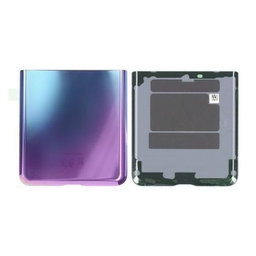 Samsung Galaxy Z Flip F700N - Carcasă Baterie Inferior (Mirror Purple) - GH82-22204B Genuine Service Pack