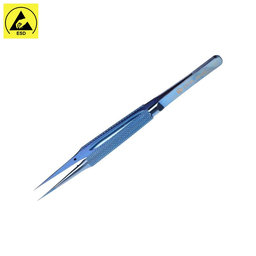 2UUL BlueT Straight Head - Pensetă cu titan drept (vârf 0,1 mm)