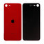 Apple iPhone SE (2nd Gen 2020) - Sticlă Carcasă Spate (Red)