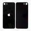 Apple iPhone SE (2nd Gen 2020) - Sticlă Carcasă Spate (Black)