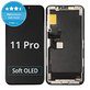 Ecran Soft OLED pentru iPhone 11 Pro, Sticlă tactilă cu ramă, FixPremium
