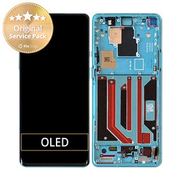 OnePlus 8 Pro - Ecran LCD + Sticlă Tactilă + Ramă (Glacial Green) - 1091100168 Genuine Service Pack