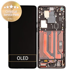 OnePlus 8 Pro - Ecran LCD + Sticlă Tactilă + Ramă (Onyx Black) - 1091100167 Genuine Service Pack