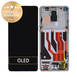 OnePlus 8 - Ecran LCD + Sticlă Tactilă + Ramă (Interstellar Glow) - 2011100174 Genuine Service Pack