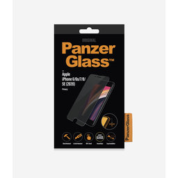 PanzerGlass - Geam Securizat Privacy Standard Fit pentru iPhone 6, 6s, 7, 8, SE 2020 ?i SE 2022, transparent