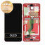 Samsung Galaxy S20 Plus G985F - Ecran LCD + Sticlă Tactilă + Ramă (Aura Red) - GH82-22134G, GH82-22145G Genuine Service Pack