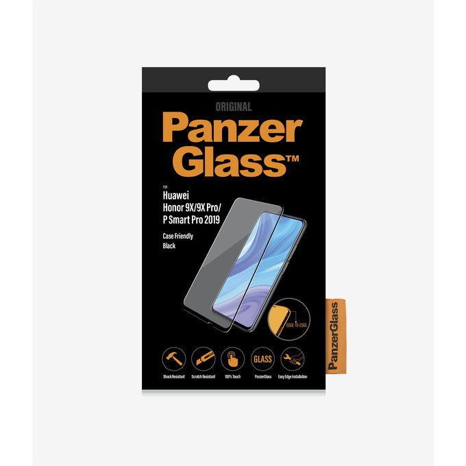 PanzerGlass - Geam Securizat Case Friendly pentru Honor 9X Lite, black