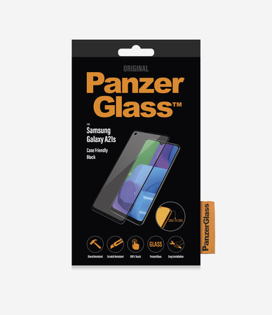 PanzerGlass - Geam Securizat Case Friendly pentru Samsung Galaxy A21s, negru