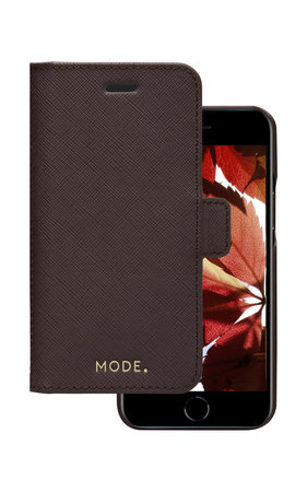 MODE - Husă New York pentru iPhone SE 2020/8/7, dark chocolate