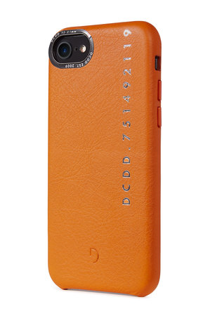 Decoded Leather Back Cover husă pentru iPhone SE 2020/8/7, portocalie