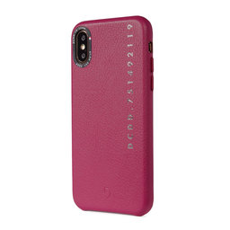 Decoded Leather Back Cover husă pentru iPhone X/Xs, roz