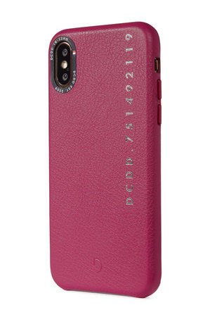 Decoded Leather Back Cover husă pentru iPhone X/Xs, roz