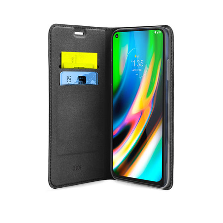 SBS - Caz Book Wallet Lite pentru Motorola Moto G9 Plus, negru