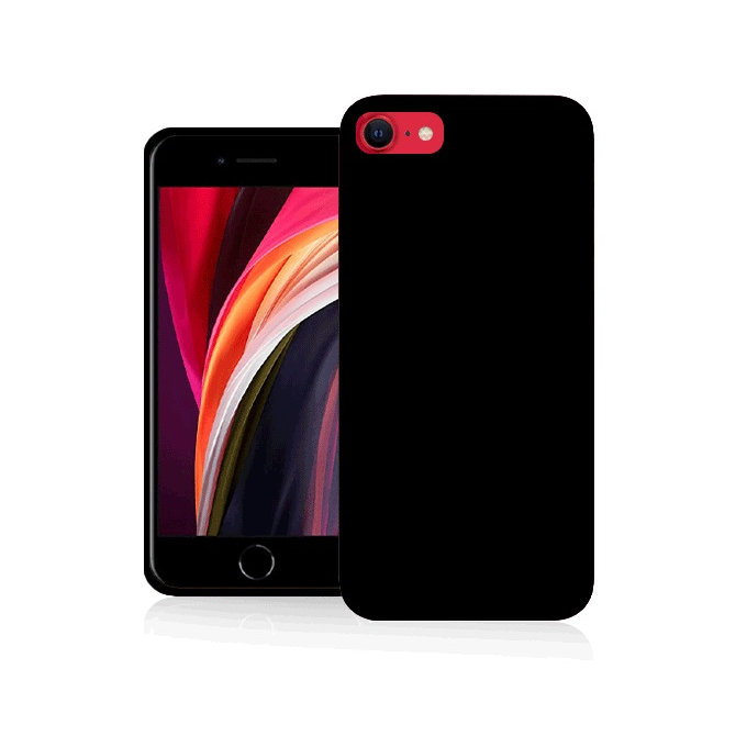 Fonex - Caz TPU pentru iPhone 7, 8, SE 2020 & SE 2022, negru