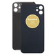Apple iPhone 11 - Sticlă Carcasă Spate (Black)