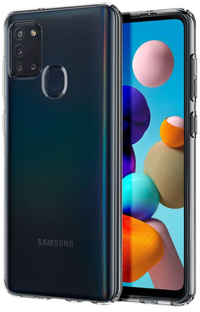 Spigen - Husă Liquid Crystal pentru Samsung Galaxy A21s, transparentă