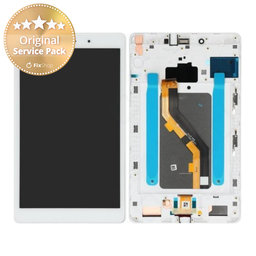 Samsung Galaxy Tab A 8.0 (2019) - Ecran LCD + Sticlă Tactilă (Silver Gray) - GH81-17179A Genuine Service Pack