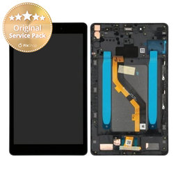 Samsung Galaxy Tab A 8.0 (2019) - Ecran LCD + Sticlă Tactilă (Carbon Black) - GH81-17178A Genuine Service Pack
