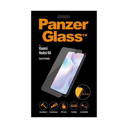 PanzerGlass - Geam Securizat Case Friendly pentru Xiaomi Redmi 9A, negru