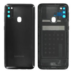 Samsung Galaxy M21 M215F - Carcasă Baterie (Black) - GH82-22609A Genuine Service Pack