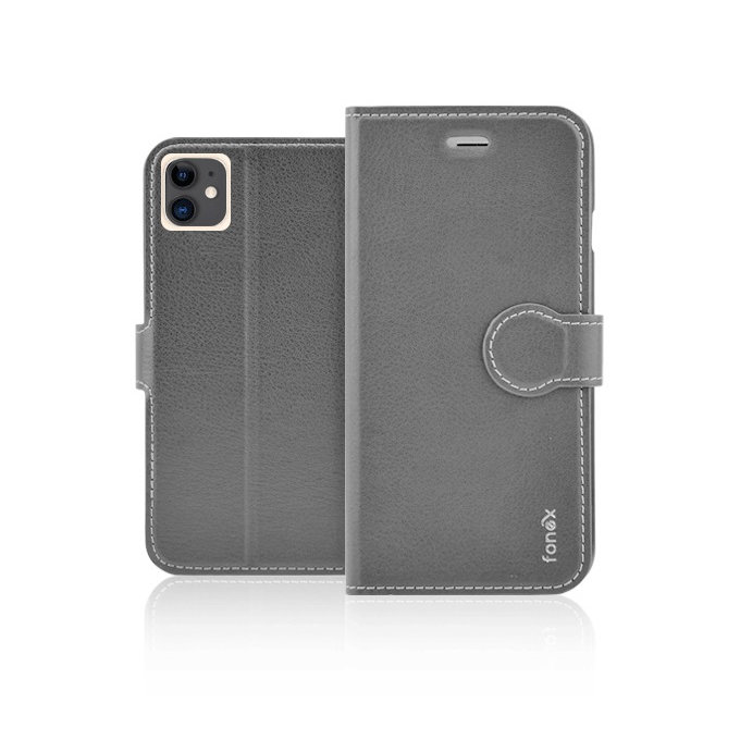 Fonex - Husă Book Identity pentru iPhone 11, neagră
