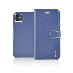 Fonex - Husă Book Identity pentru iPhone 11, albastră
