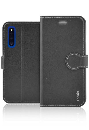 Fonex - Husă Book Identity pentru Samsung Galaxy A41, neagră