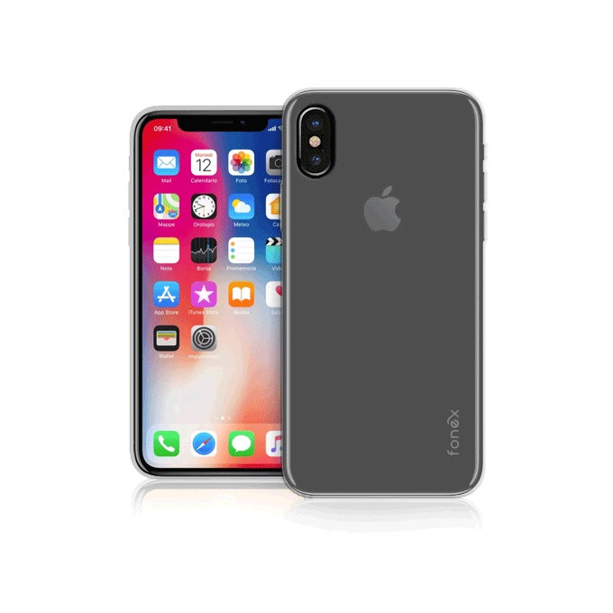 Fonex - Husă Invisible pentru iPhone XS/X, transparentă