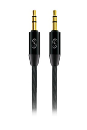 Fonex - Cablu AUX jack de 3.5 mm, 1,5 m, negru