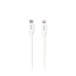 Fonex - Cablu USB/MFI Lightning, 2m, alb