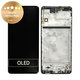 Samsung Galaxy M51 M515F - Ecran LCD + Sticlă Tactilă + Ramă (Celestial Black) - GH82-23568A, GH82-24168A, GH82-24166A Genuine Service Pack