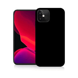 Fonex - Husă TPU pentru iPhone 12 mini, neagră