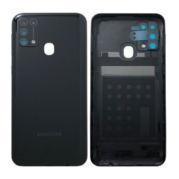 Samsung Galaxy M31 M315F - Carcasă Baterie (Space Black) - GH82-22412C Genuine Service Pack