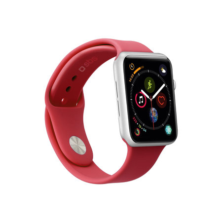 SBS - Brățară pentru Apple Watch 40 mm, dimensiune S/M, roșu