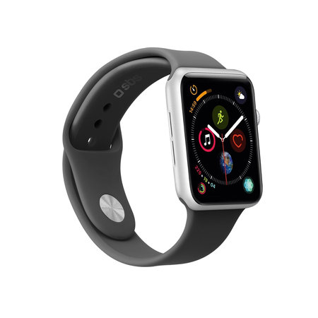 SBS - Bră?ară pentru Apple Watch 44 mm, dimensiune S/M, neagră