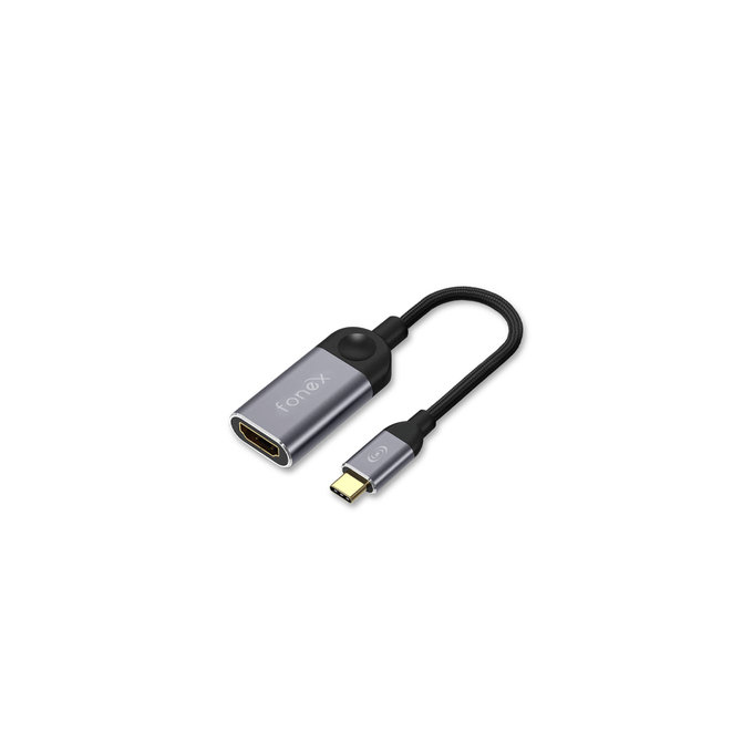 Fonex - Hub din aluminiu USB-C / HDMI, gri