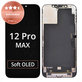 Ecran pentru iPhone 12 Pro Max, Sticlă tactilă cu ramă, Refurbished