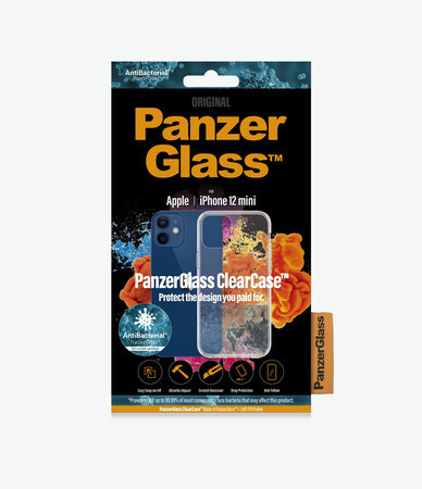 PanzerGlass - Caz ClearCase pentru iPhone 12 mini, transparent