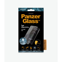 PanzerGlass - Geam Securizat Case Friendly AB pentru iPhone 12 & 12 Pro, negru