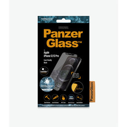PanzerGlass - Geam Securizat Case Friendly CamSlider AB pentru iPhone 12 & 12 Pro, negru