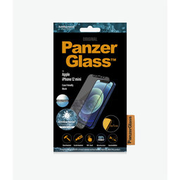 PanzerGlass - Geam Securizat Case Friendly AntiGlare pentru iPhone 12 mini, negru